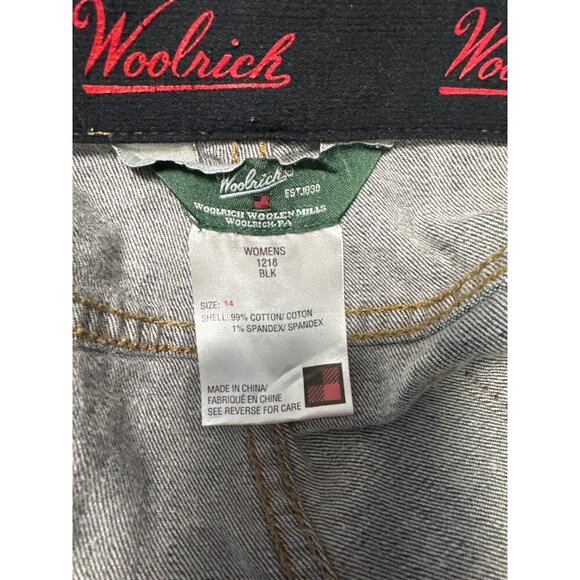 Woolrich Women's Style 1218 Elastic Waistband Bootcut Jeans Size 14 - Picture 6 of 10